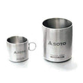 SOTO Espresso Cup, Grey, 120 ml (Pack of 2 Od AM12-2