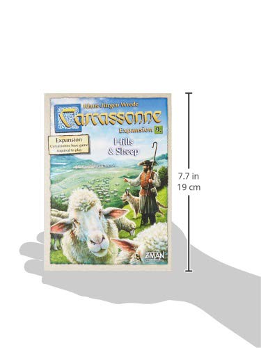 Z-Man Games | Carcassonne Hills & Sheeps | Board Game EXPANSION 9 | Ages 7 and up | 2-6 Players | 45 Minutes Playing Time-3