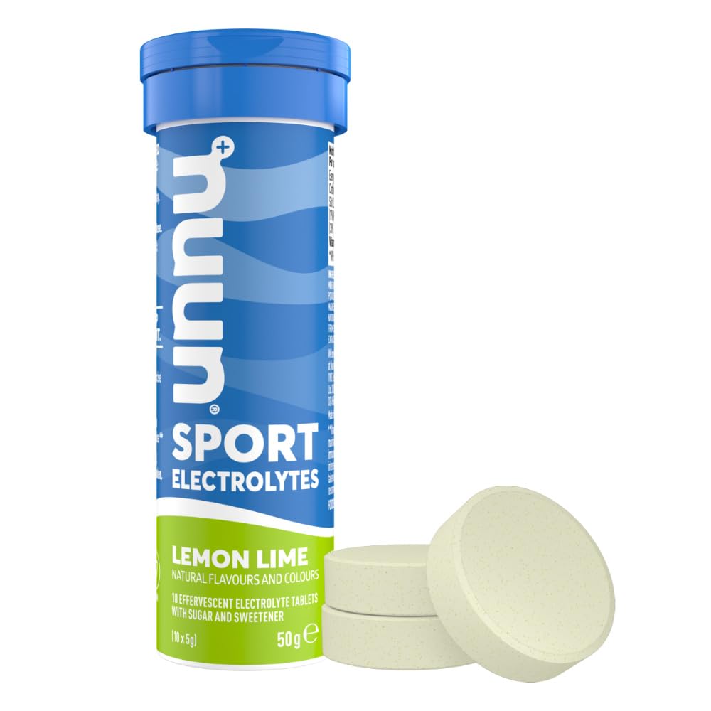 NUUN Sport Electrolytes Hydration Tablets - 4 Tubes of Electrolyte Tabs (40 Total Tablets) Bundled with A Pack of Elastic No-tie Reflective Shoe Laces (2 Tri-Berry / 2 Lemon Lime)-7
