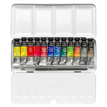 Sennelier Watercolor Metal Box 12 Tube Set