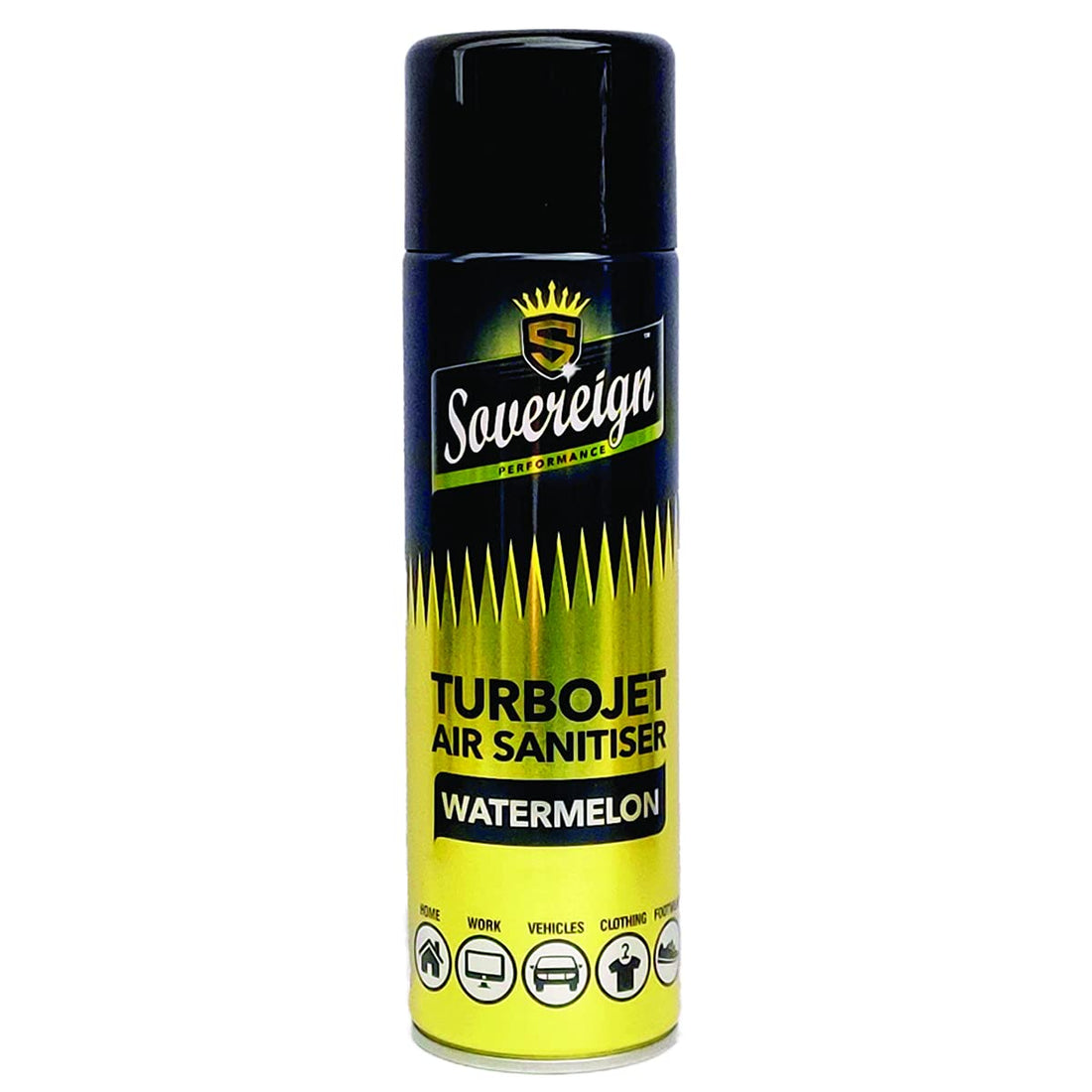 Sovereign Car Home Turbojet Air Freshener Sanitiser WATERMELON Blast Spray