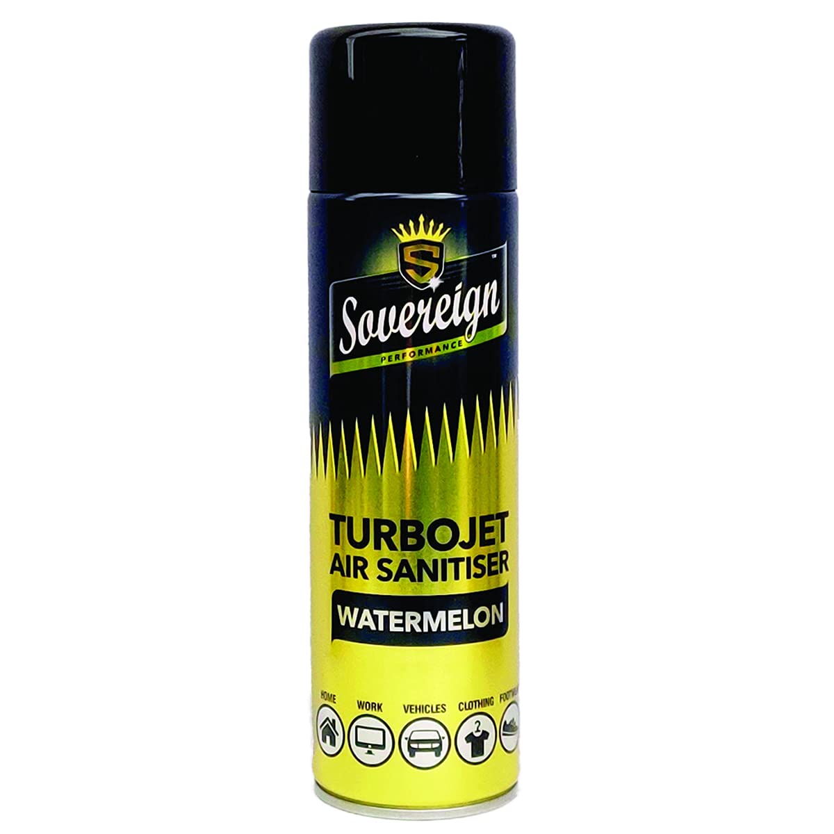 Sovereign Car Home Turbojet Air Freshener Sanitiser WATERMELON Blast Spray