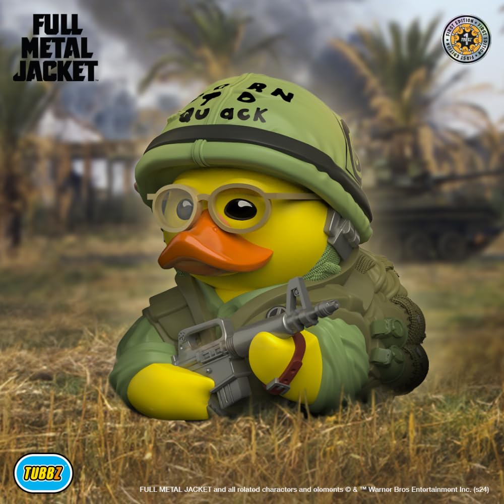 TUBBZ First Edition Sergeant J.T. Davis Collectable Vinyl Rubber Duck Figure - Official Stanley Kubrick Merchandise - Action TV & Movies-2