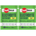 SaltStick Fastchews, Electrolyte Replacement Tablets for Rehydration, Exercise Recovery, Youth & Adult Athletes, Hiking & Sports Recovery, 2 x Packets of 10 Tablets (Lemon Lime)-1