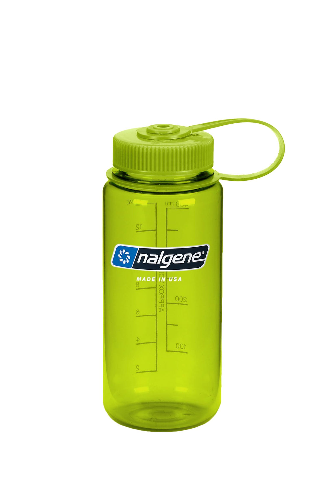 Nalgene Sustain Tritan BPA-Free Water Bottle Made with Material Derived From 50% Plastic Waste, 16 OZ, Wide Mouth, Spring Green-1