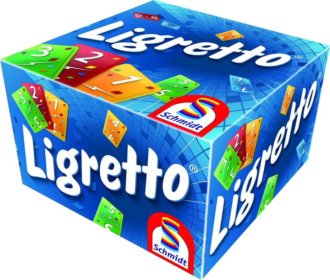 Schmidt | Ligretto Blue | Card Game | Ages 8+ | 2 to 4 Players | 15 mins Minutes Playing Time-1