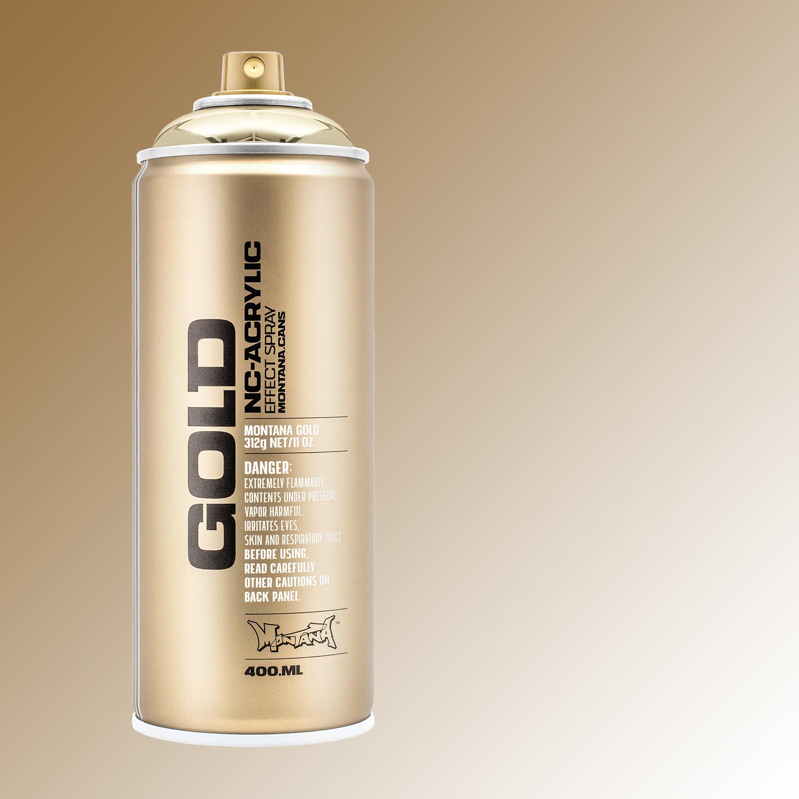 Montana Cans 285943 Spray Can 400 ml, GLD400, M3000, Gold Chrome-2