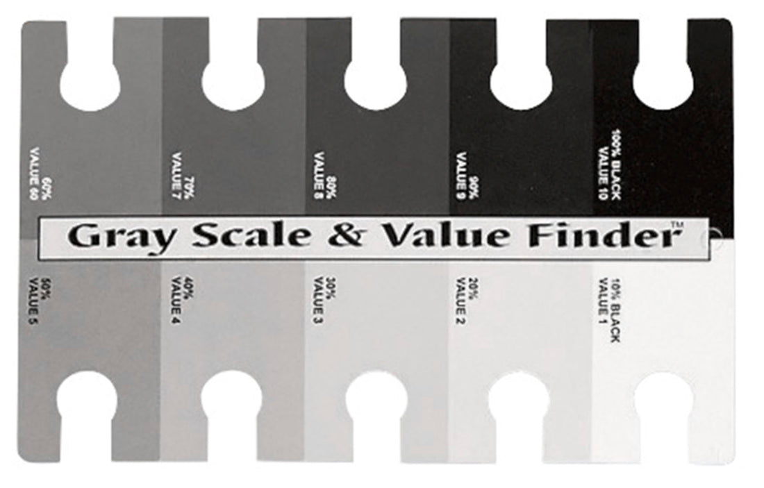 COLOR WHEEL COMPANY GRAY SCALE VALU FIND 4"X6"-1