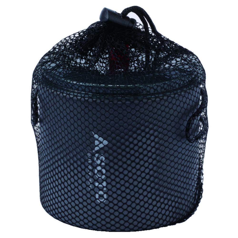 SOTO Ne River Pot, 1000ml/33.8oz, Hard-Anodized Aluminum, Silver/Stainless Steel, Cooking Pot with Non-Slip Base, Swing-Style Handle, Mesh Storage Bag, Translucent Plastic Lid-3