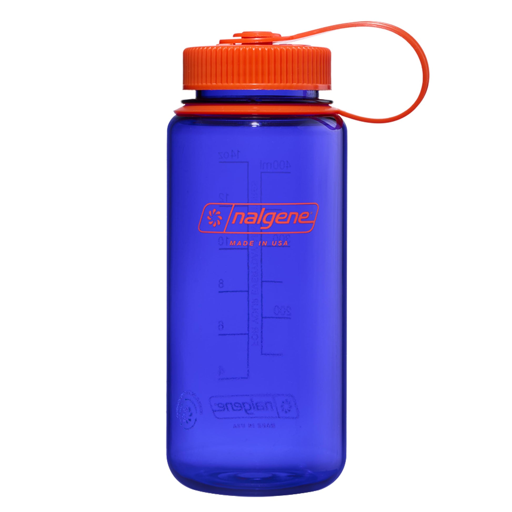 Nalgene Water Bottle - Lightweight Sustain Tritan BPA-Free Shatterproof Bottle for Backpacking, Hiking, Gym, 16 OZ, Wide Mouth, Periwinkle-1