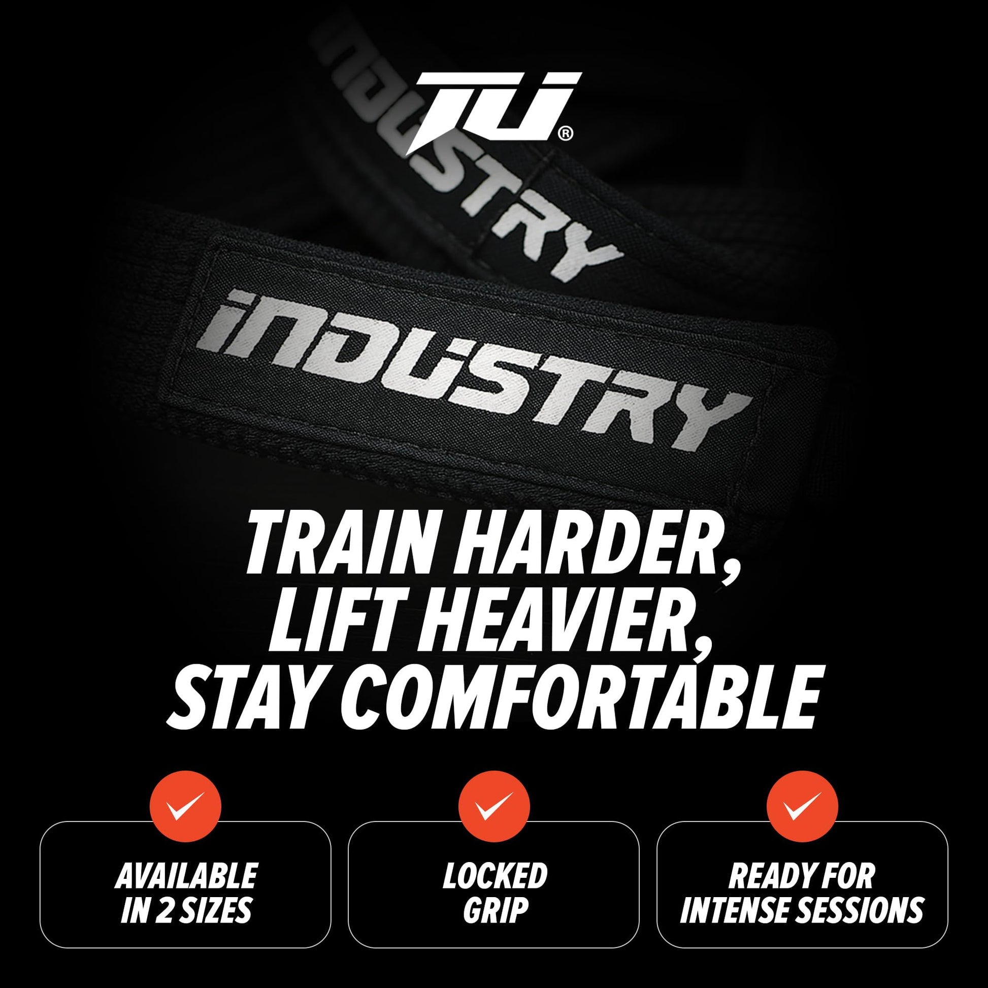 Industry Figure 8 Lifting Straps - Heavy-Duty Deadlift Wrist Wraps - Industrial Cotton Grip Support - Reinforced Gym Straps Weight Lifting - Powerlifting Bar Support Loops (Black, Axle Bar)-7