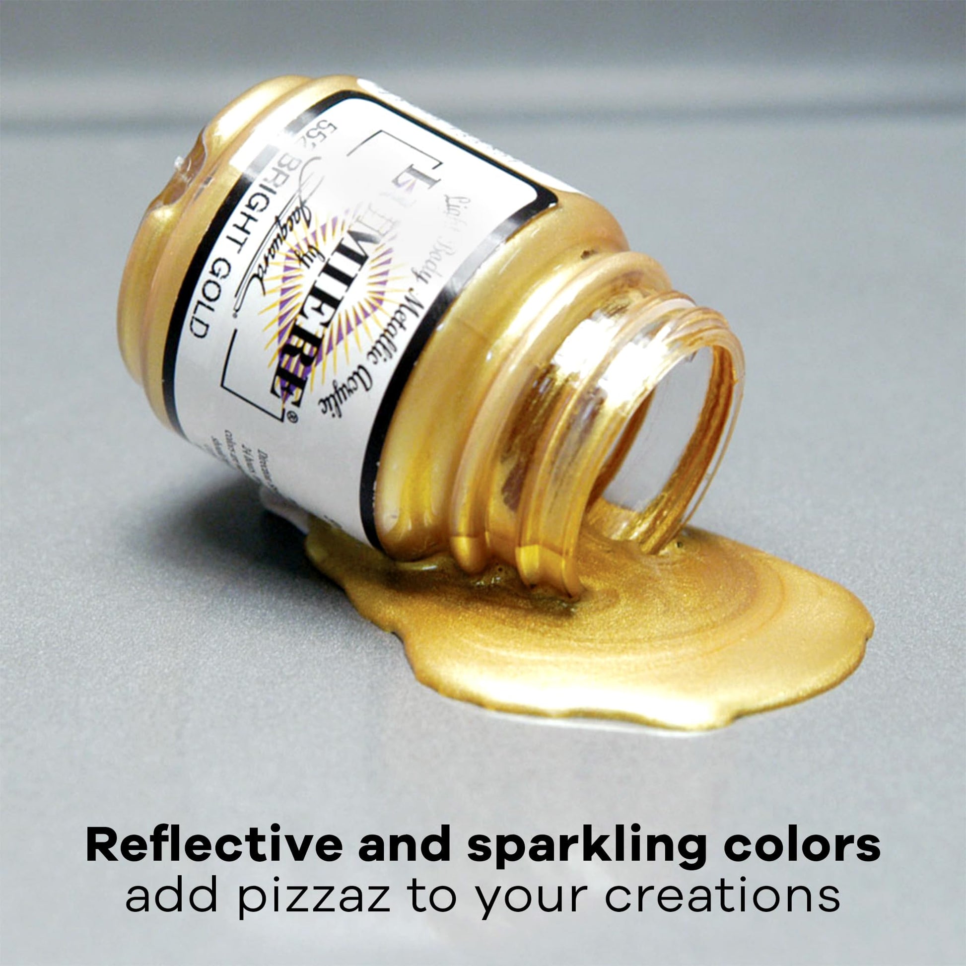 Jacquard Lumiere Paint Old Brass 2.25Oz-3