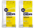 GU Energy Chews Double Serving Packs. Energy Gummies with Electrolytes for Running, Cycling, Triathlon & Other Sports - Pack of 2 (Lemonade)-1