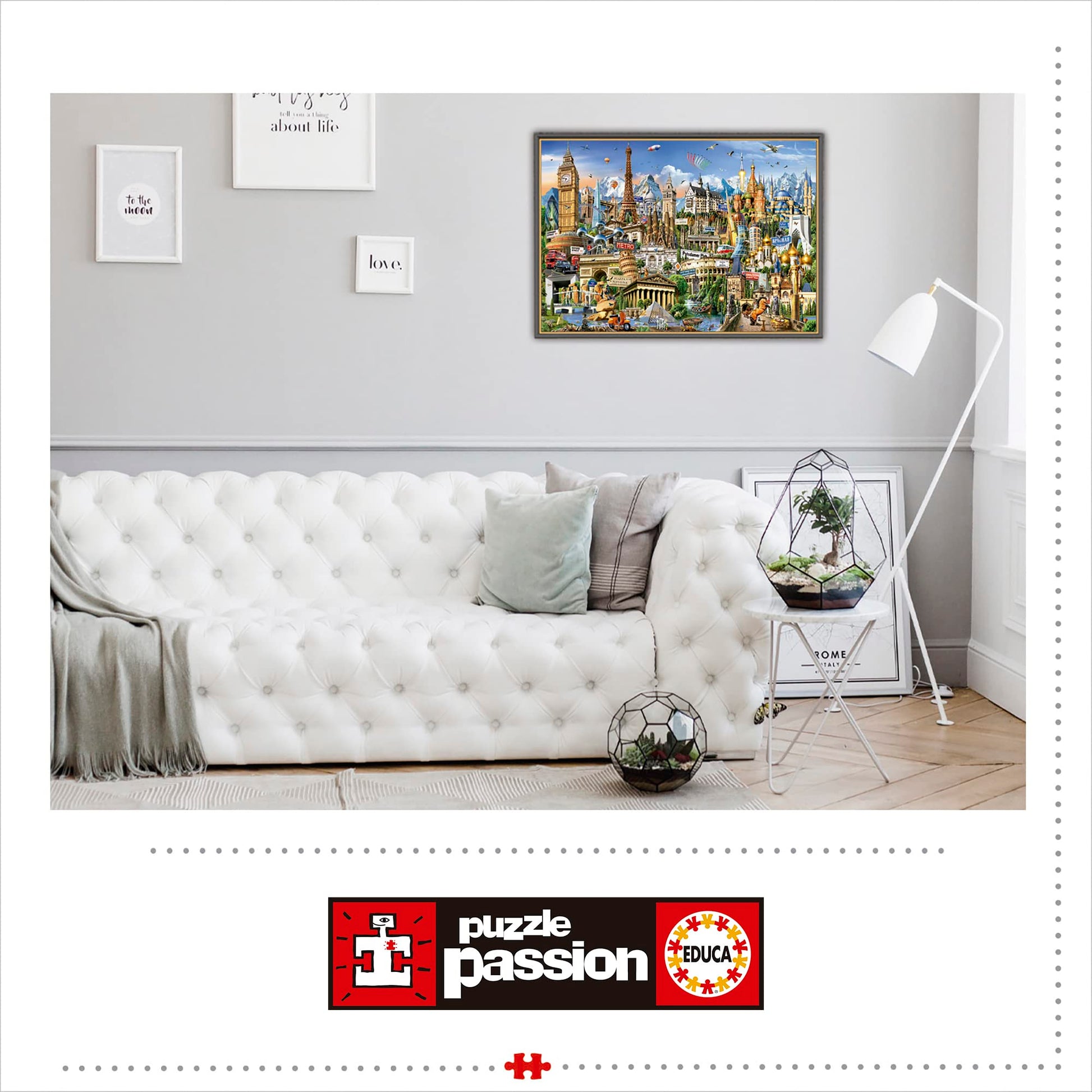 Educa Borrás 17697 Symbole Von Europa Educa Borras Europe Landmarks 2000 Piece Jigsaw Puzzle, Multi, Standard Size-3