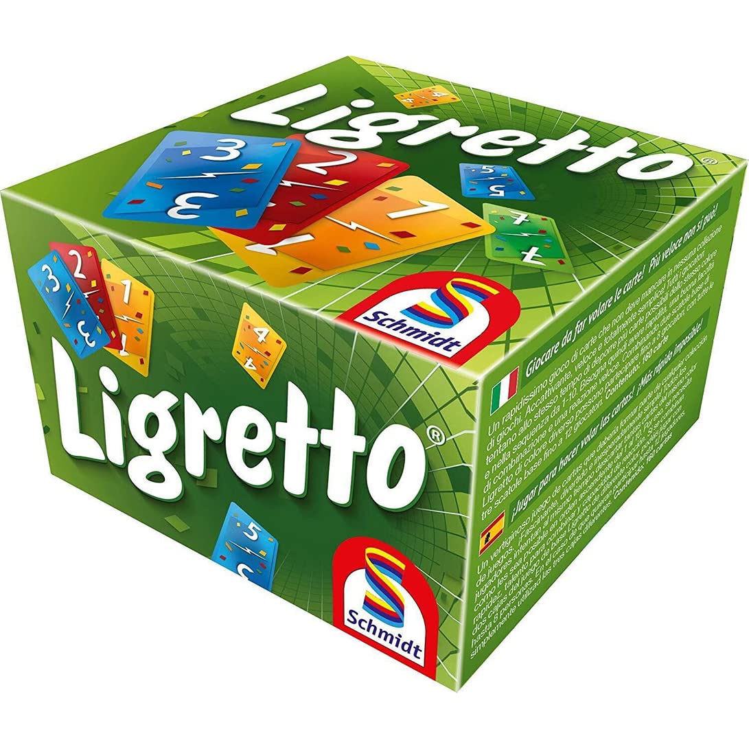 Schmidt | Ligretto Green | Card Game | Ages 8+ | 2 to 4 Players | 15 mins Minutes Playing Time-1
