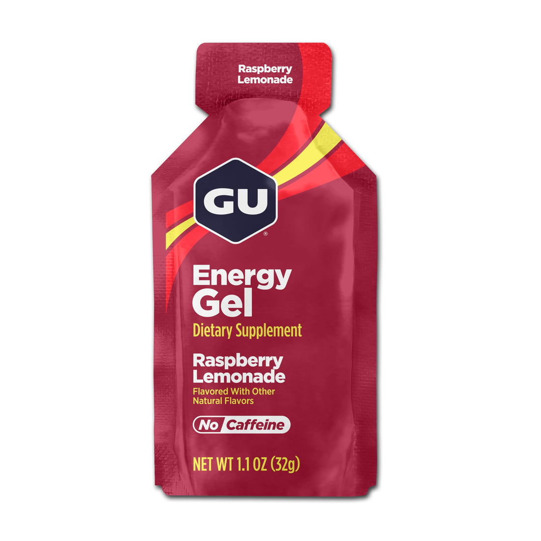 GU Energy Original Sports Nutrition Energy Gel, Vegan, Gluten-Free, Kosher, and Dairy-Free On-The-Go Energy for Any Workout, 24-Count, Raspberry Lemonade-1