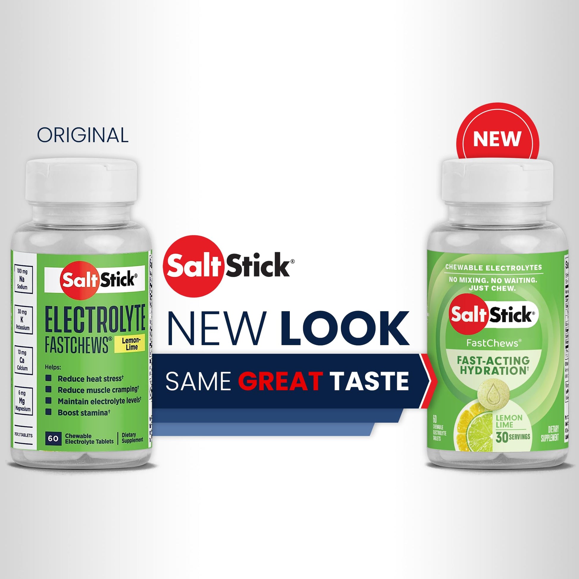 SaltStick FastChews Electrolytes | 60 Chewable Electrolyte Tablets | Salt Tablets for Runners and Endurance Sports Nutrition | Hydration Electrolyte Chews | Vegan | Lemon Lime | 60 Tablets-2