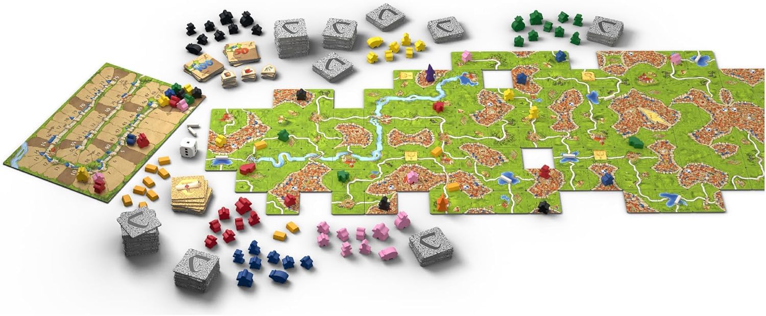 Z-Man Games Carcassonne Big Box (2022) | Board Game | Ages 7+ | 2-6 Players | 35 Minutes Playing Time, Multicoloured, (ZMGZH010)-2