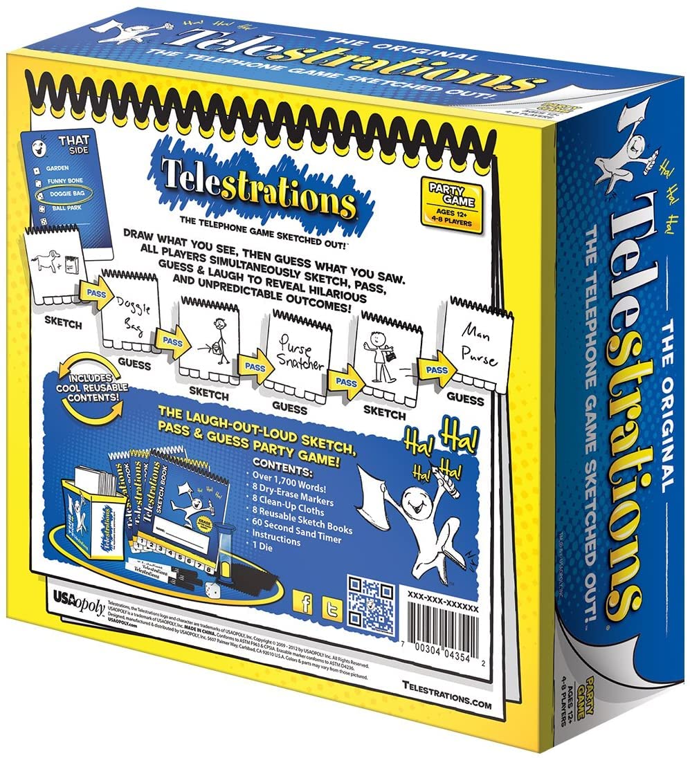 USAopoly | Telestrations | Hilarious Party Game | Ages 12 Plus | 4-8 Players | 30 Minutes Playing Time-2