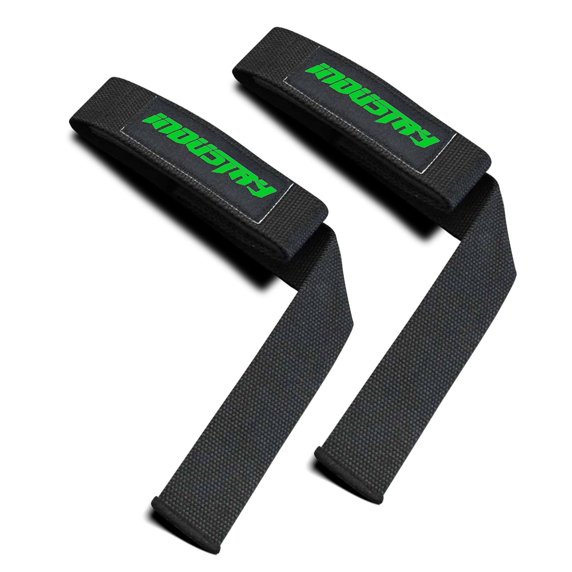 Industry Classic 24" Lifting Straps - Heavy-Duty Lifting Straps - Neoprene-Padded Weightlifting Wrist Wraps - Fray-Resistant Gym Straps, Powerlifting Grips (Black/Neon Orange)-1