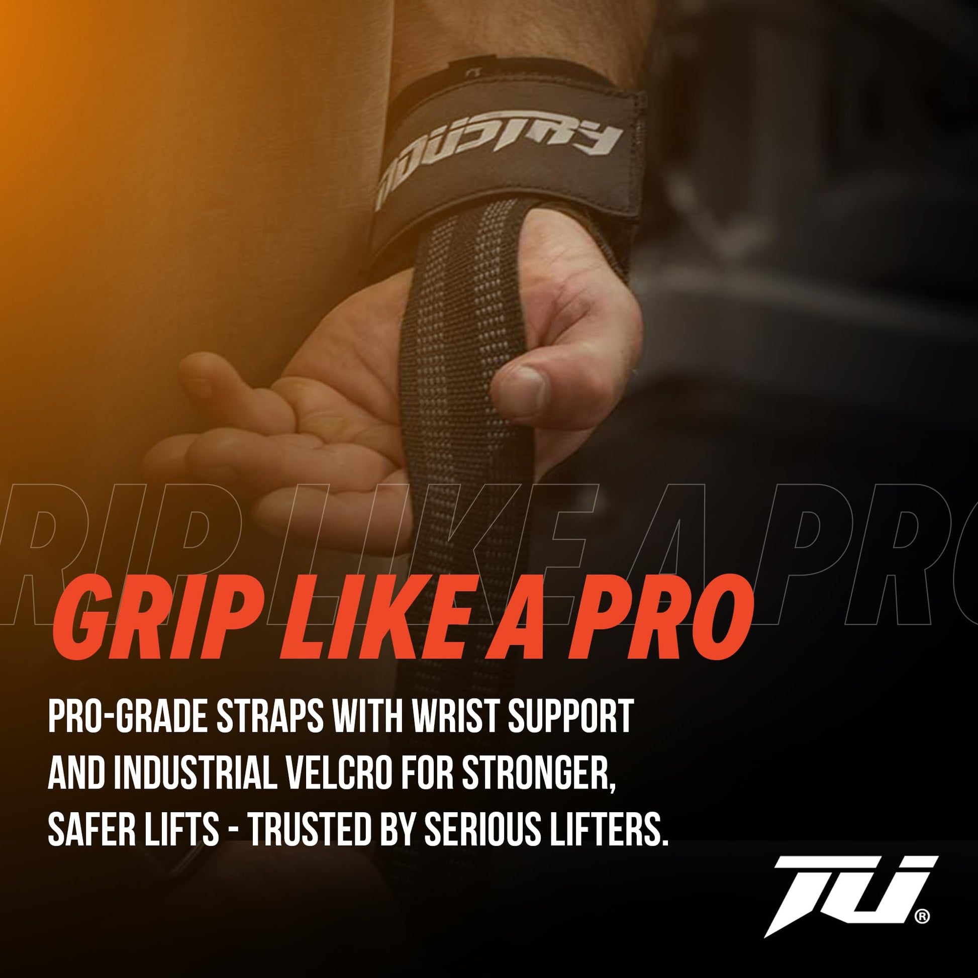 Industry Professional No-Slip Weightlifting Wrist Straps - Heavy-Duty Nylon Grip Support - Neoprene Padded Lifting Wraps - Adjustable Velcro Closure - Strength Training Accessories-5