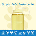 Nalgene Sustain Tritan BPA-Free Water Bottle Made with Material Derived from 50% Plastic Waste, 16 OZ, Wide Mouth, Butter-2