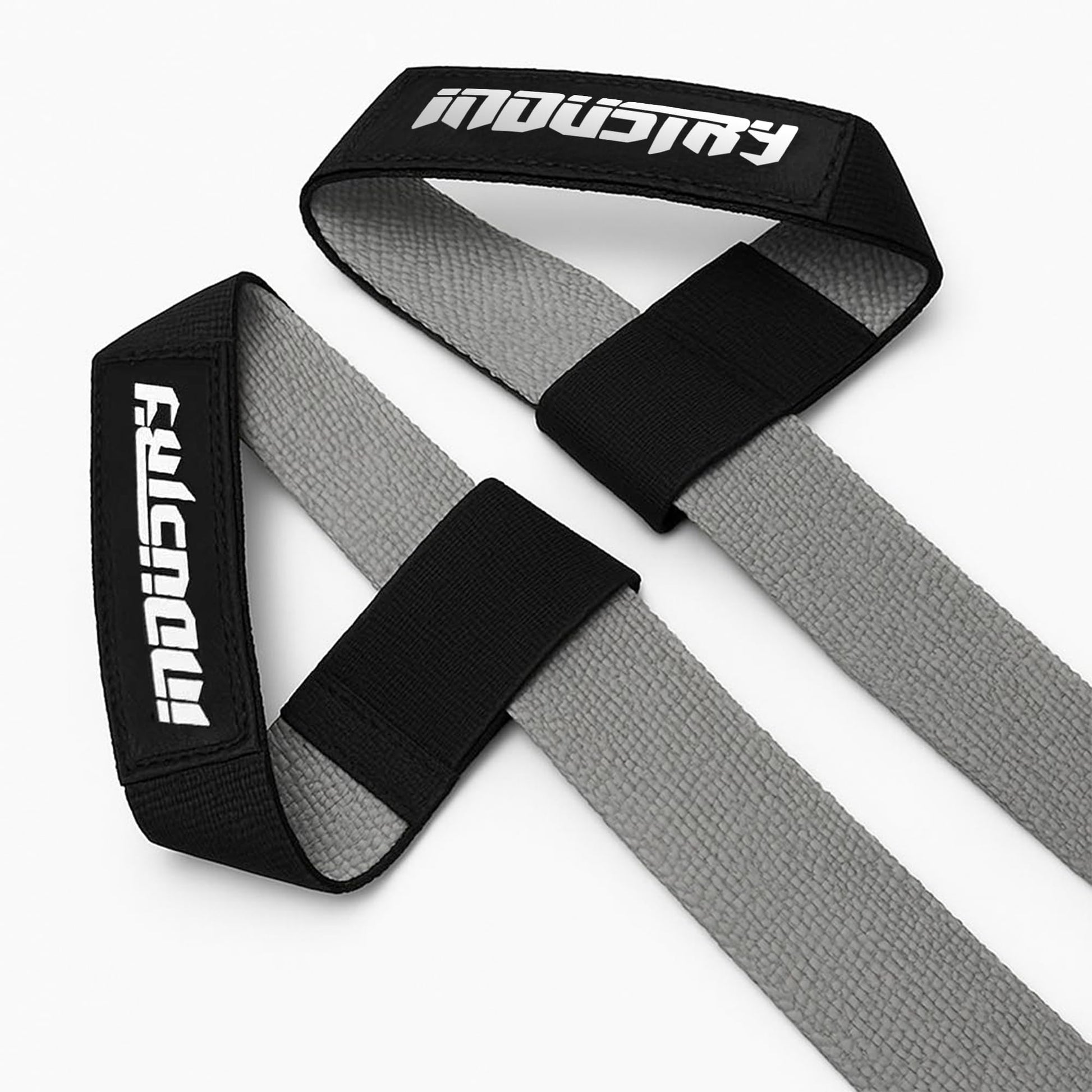 Industry Pro Dual-Ply Lifting Straps | Heavy-Duty Cotton Canvas | Reinforced Stitching | 500kg Load Capacity | 24" & 27.5" Lengths | Anti-Fray Edges | Sold as Pairs (Black, 24")-1