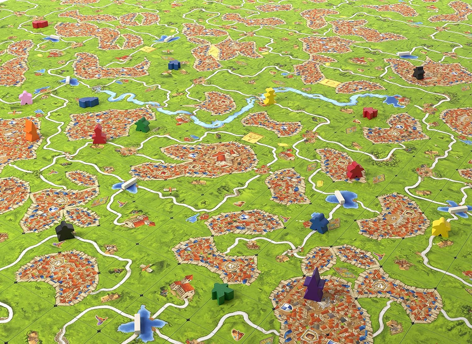 Z-Man Games Carcassonne Big Box (2022) | Board Game | Ages 7+ | 2-6 Players | 35 Minutes Playing Time, Multicoloured, (ZMGZH010)-4