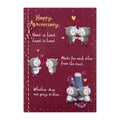 Hallmark Anniversary Card - Cute Illustrated Owl Design with Verse-5