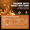GU Energy Gel Salted Caramel, 24-Count, Dairy Free Gluten-Free Caffeine Energy Gel for Runners, Cycling, Marathon, Sports Nutrition with Electrolytes, On-The-Go GU Salted Caramel for Hiking-7