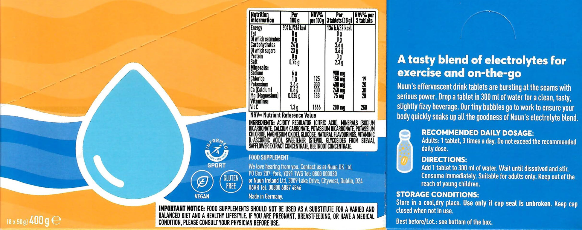 NUUN Sport Electrolytes Hydration Tablets - 4 Tubes of Electrolyte Tabs (40 Total Tablets) Bundled with A Pack of Elastic No-tie Reflective Shoe Laces (Mixed Variety)-5