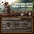 GU Energy Gel Espresso Love, GU Naturally Flavored Sports Gel with Caffeinated On-The-Go, Energy Gels 24 Pack Espresso Love Flavour for Cycling and Marathon, Sports Nutrition with Electrolytes-7
