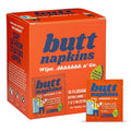 Butt Napkins - Water-Based Flushable Wipes, Individually Wrapped (Camping, 50 Count (Pack of 1))-1