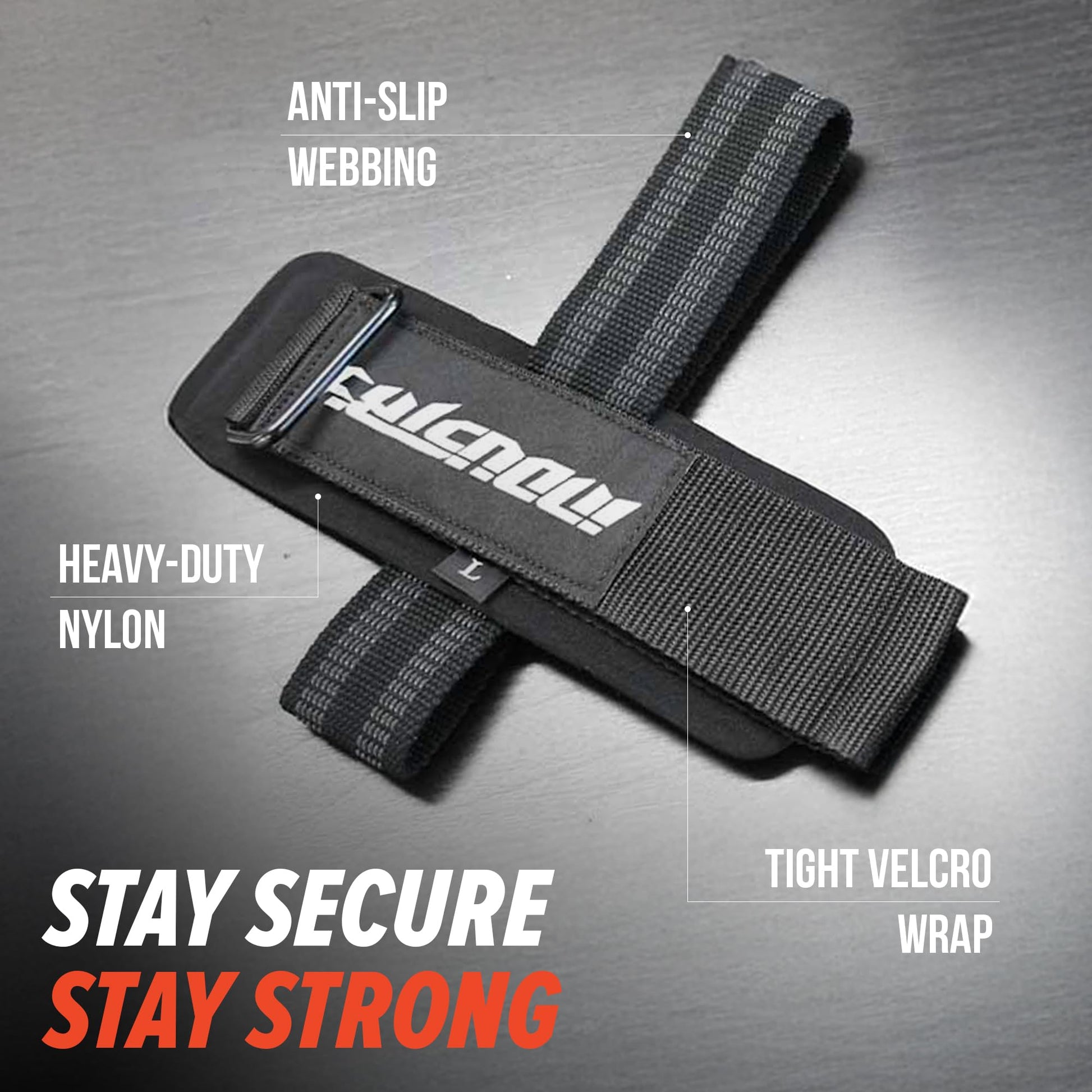 Industry Professional No-Slip Weightlifting Wrist Straps - Heavy-Duty Nylon Grip Support - Neoprene Padded Lifting Wraps - Adjustable Velcro Closure - Strength Training Accessories-6