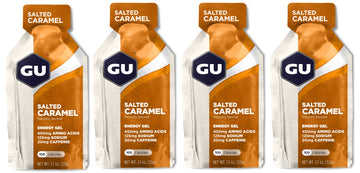 GU Energy Running Gels - 4 Gel Taster Pack - Sports Energy Gels For Running, Cycling, Triathlon