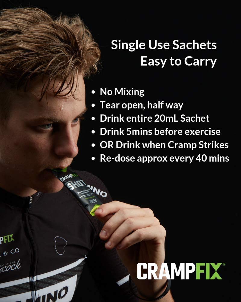 Crampfix QuickFix Shot Sachets - 15 x 20ml Packets