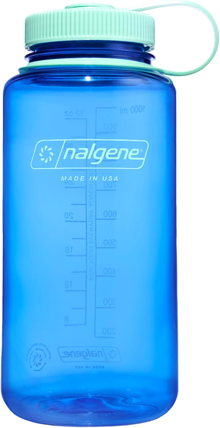 Nalgene COLOUR BLOCK Wide Mouth Water Bottle - 1L / 32oz