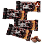 Getbuzzing Nut Free Oat Flapjacks - Gluten Free Healthy Snacks - Energy Bars For Running, Cycling, Gym - Pack of 4 x 62g