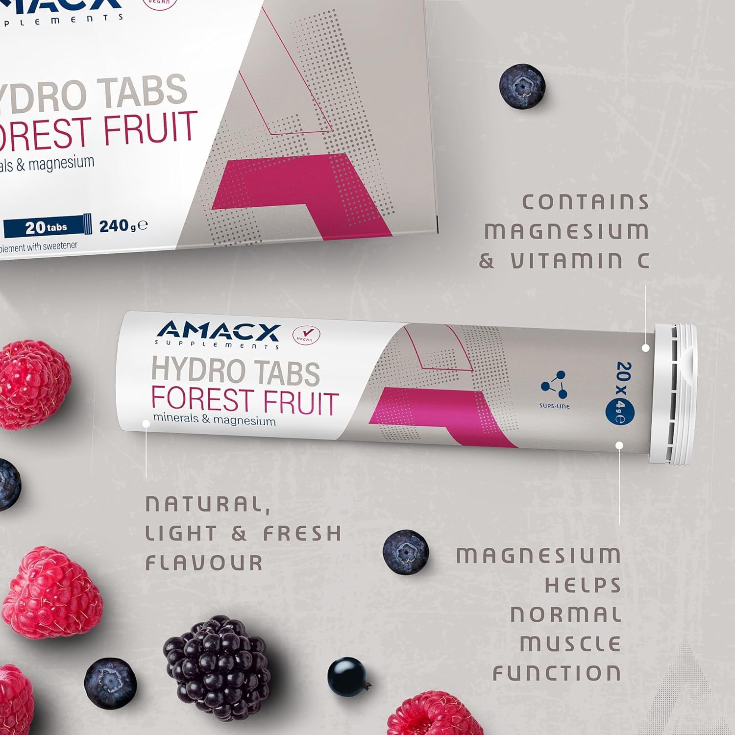 AMACX Hydro Tabs - 3 Tubes of 20
