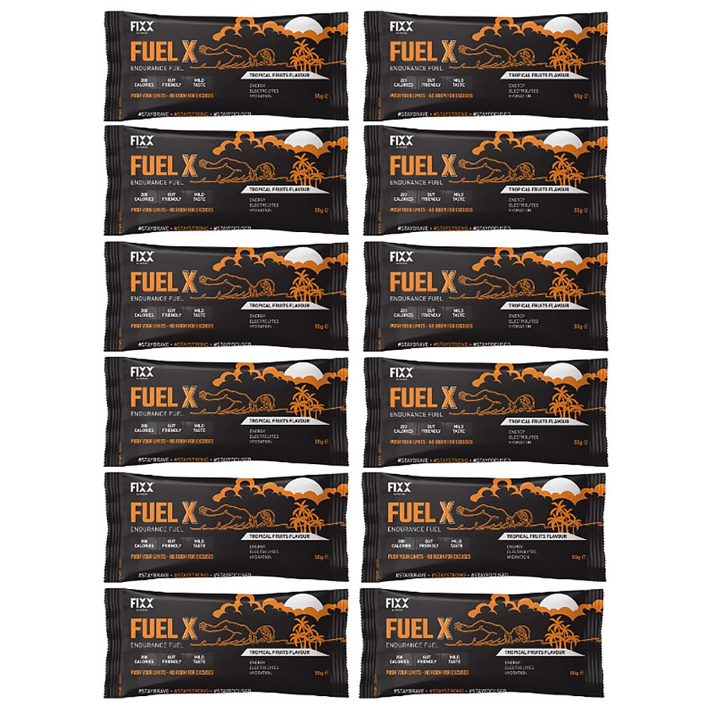 Fixx Nutrition Fuel X Endurance Fuel - Box of 12 x 55g Sachets