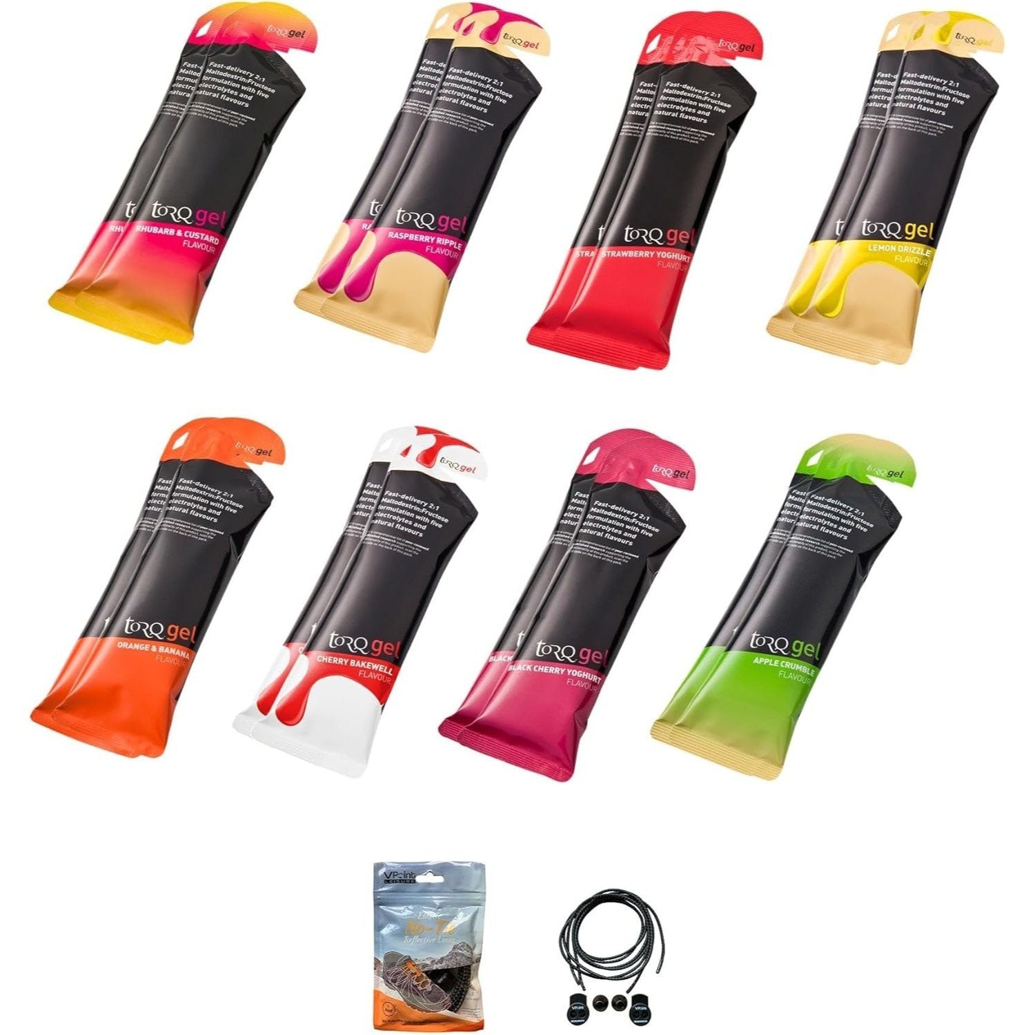 TORQ Energy Gels - Pack of 16 Sachets