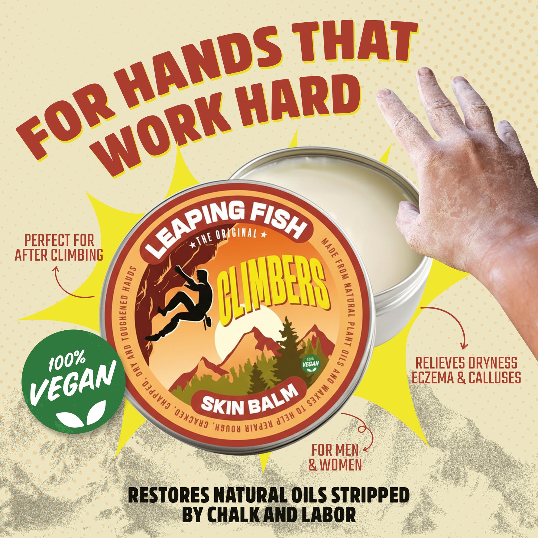 LEAPING FISH Climber's Skin Balm