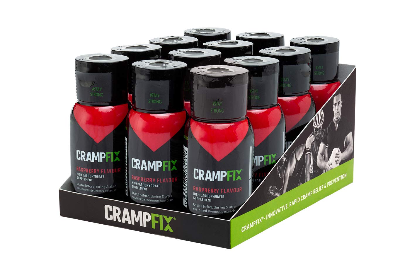 Crampfix 50ml Flip-Top Lid Squeeze Bottles - Box of 12 Bottles