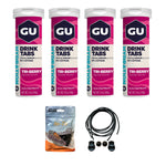 GU Energy Hydration Drink Tabs - 4 Tubes Of Electrolyte Tablets - 12 Tablets Per Tube, 48 Total Tablets