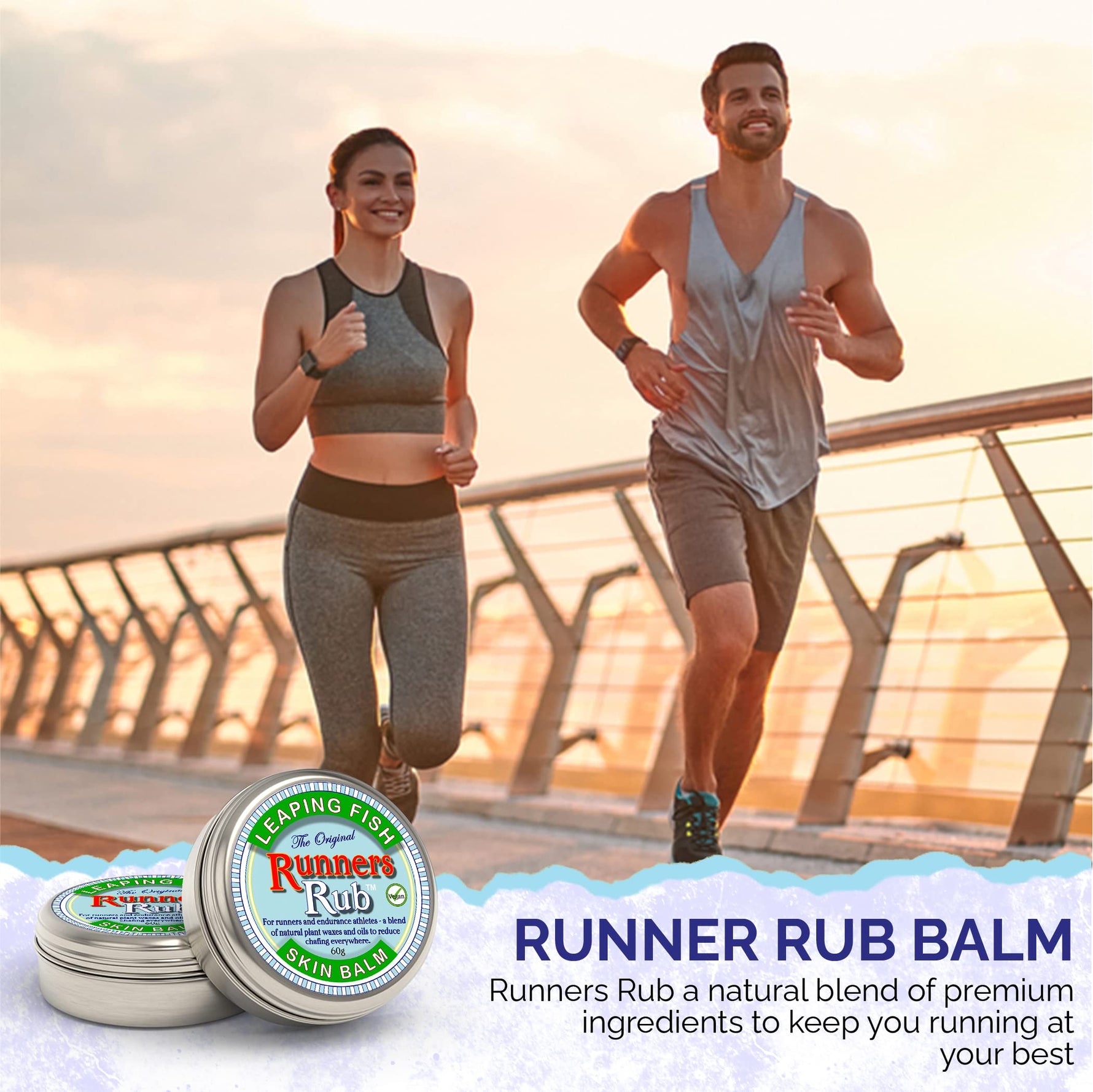 Leaping Fish Runners Rub 60g Tin