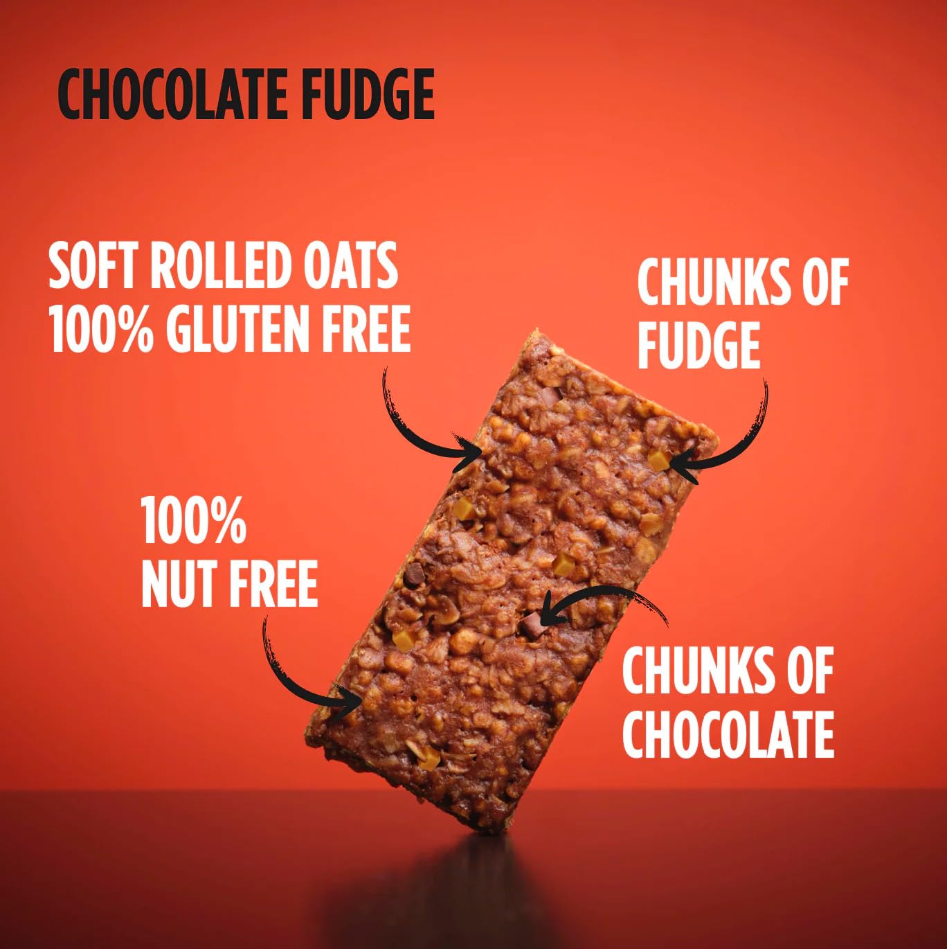 Getbuzzing Nut Free Oat Protein Flapjacks -  Pack of 3 x 55g