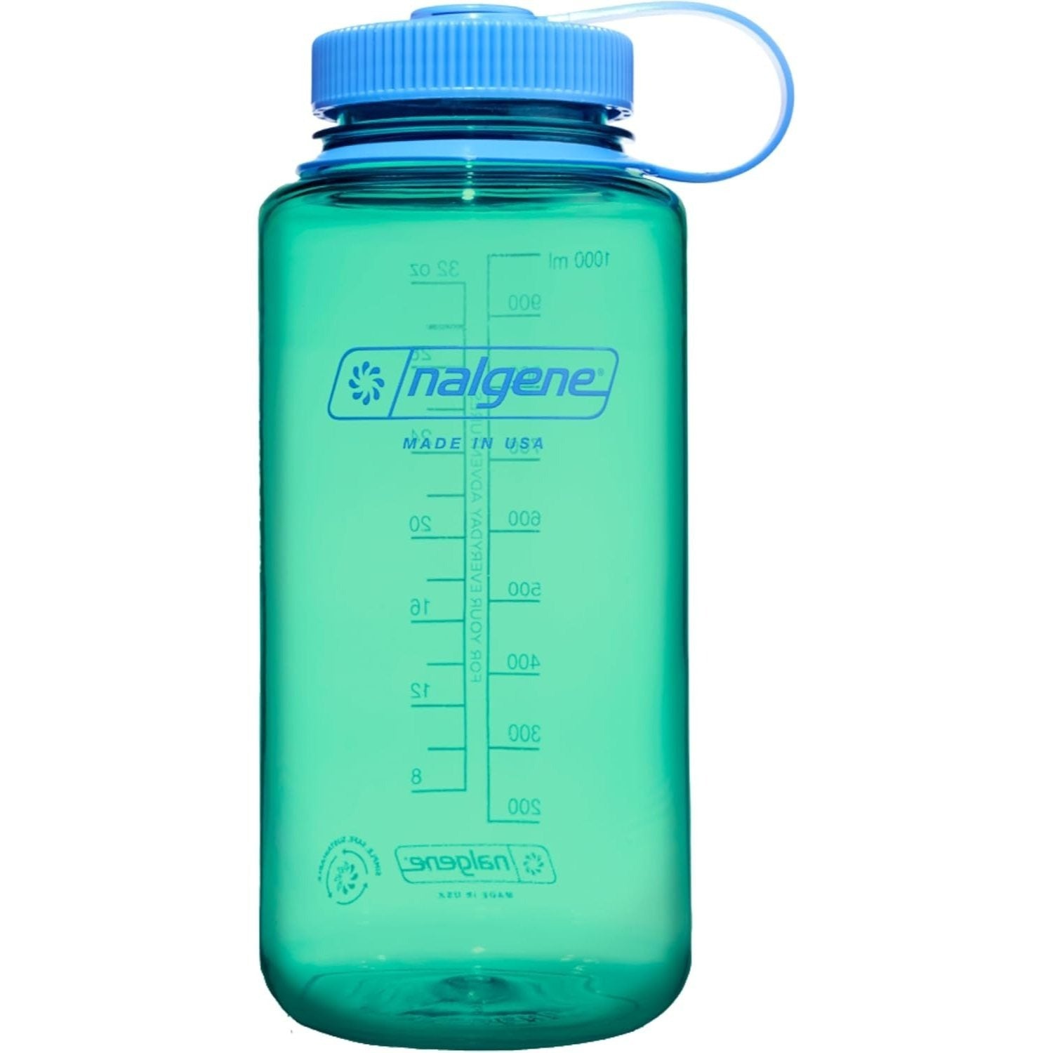 Nalgene COLOUR BLOCK Wide Mouth Water Bottle - 1L / 32oz