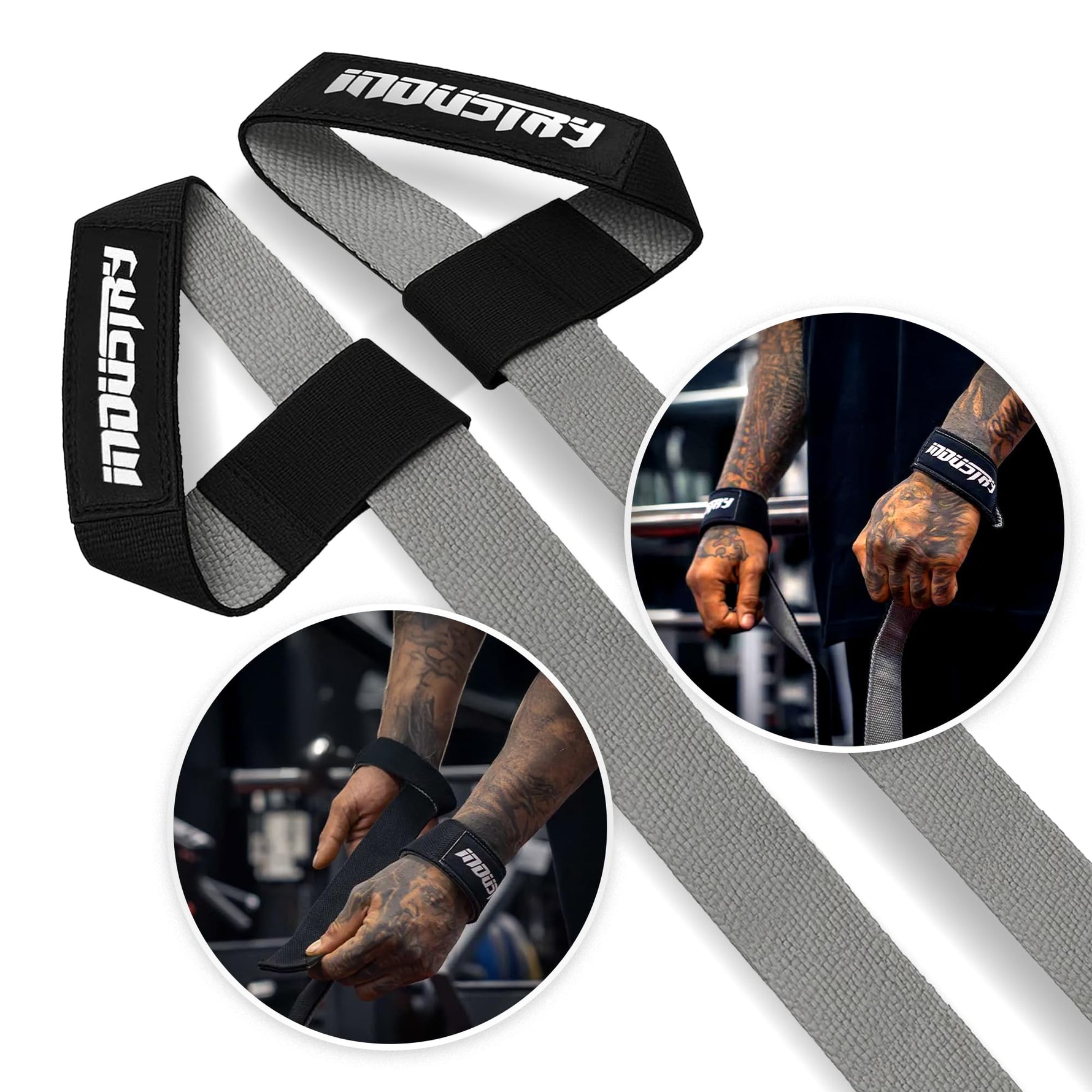 Industry Pro Dual-Ply Lifting Straps - Sold as Pairs