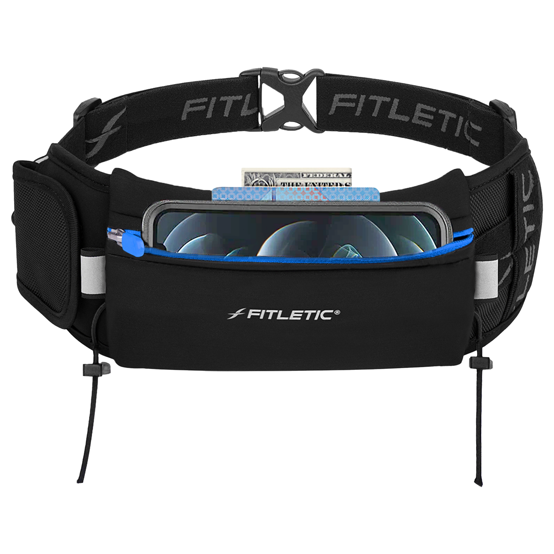 Fitletic - Ultimate II Running Belt With Gel Loops (One Size)
