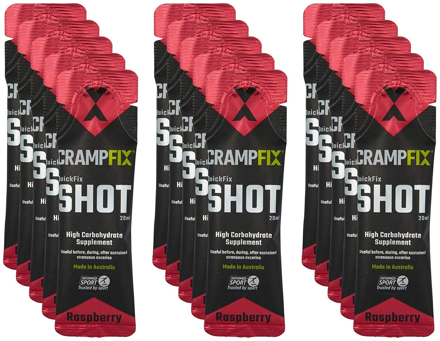 Crampfix QuickFix Shot Sachets - 15 x 20ml Packets